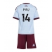 Tanie Strój piłkarski Aston Villa Pau Torres #14 Koszulka Trzeciej dla dziecięce 2026-27 Krótkie Rękawy (+ szorty)